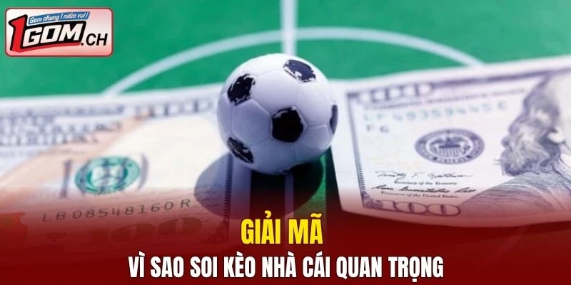 Thực hiện soi kèo nhà cái được đánh giá rất quan trọng